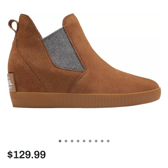 Sorel out and about Suede slip on Ankle Boots - Picture 12 of 12